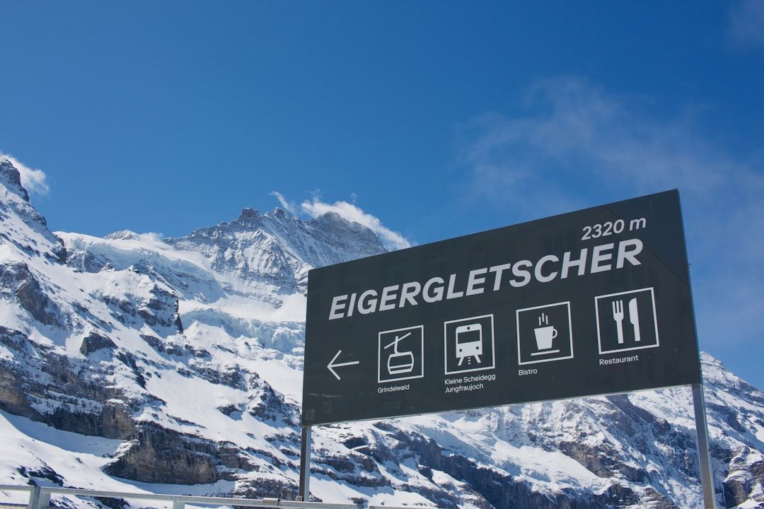 The signposts in Grindelwald