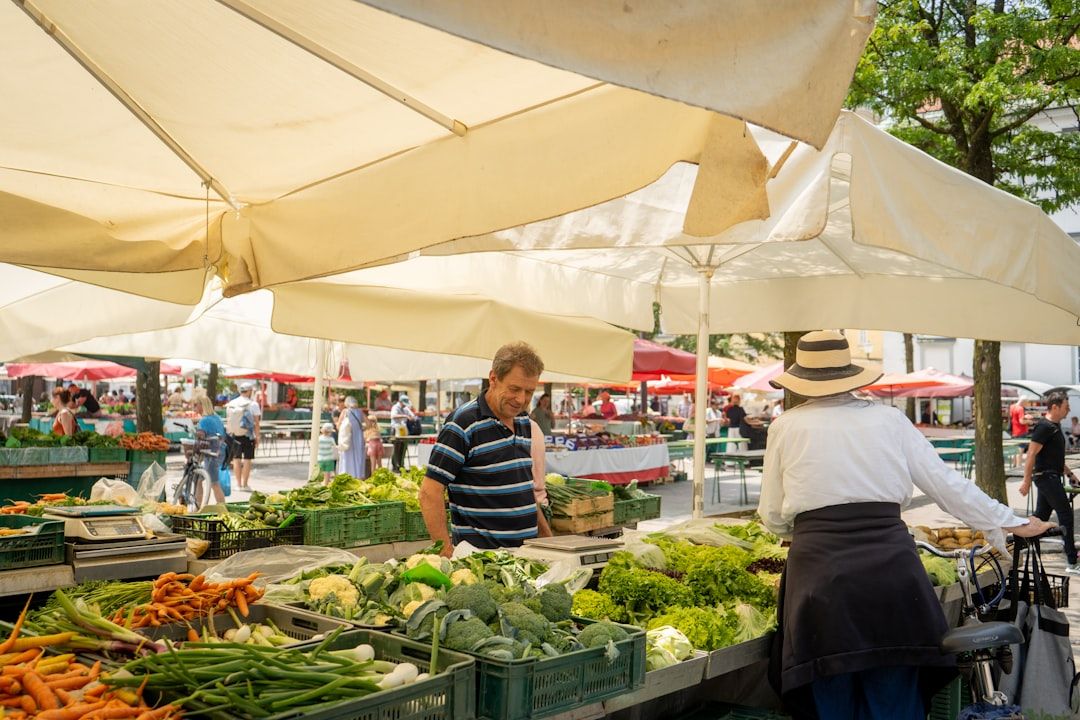 Slovenia street market local life